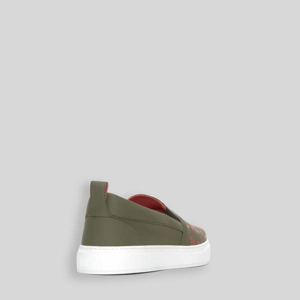 MCM Men's Visetos Slip-On Sneakers