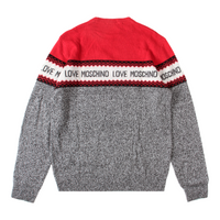 Love Moschino Men's Jacquard Logo Jumper Sweater