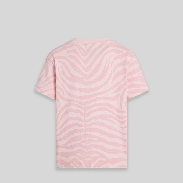 Balmain Kids Zebra Print Graphic T-Shirt