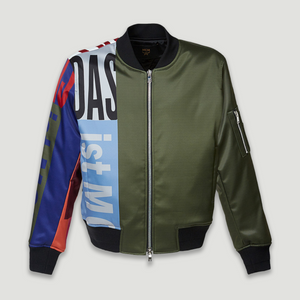 MCM Men's Das Ist Satin Bomber Jacket