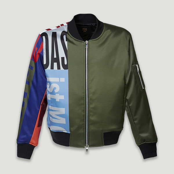MCM Men's Das Ist Satin Bomber Jacket