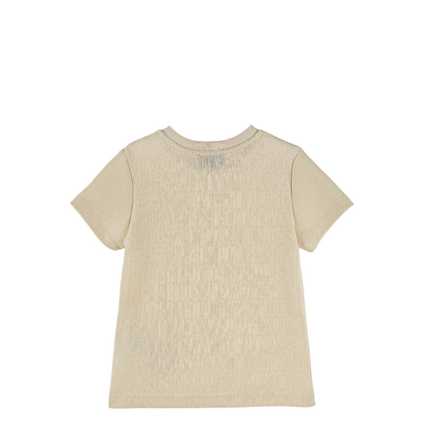 Beige t-shirt on a white background