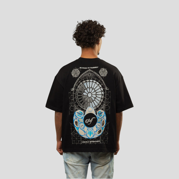 Blanc Kanvas 'Love is A Superpower' T-Shirt