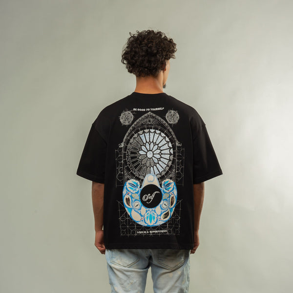 Blanc Kanvas 'Love is A Superpower' T-Shirt