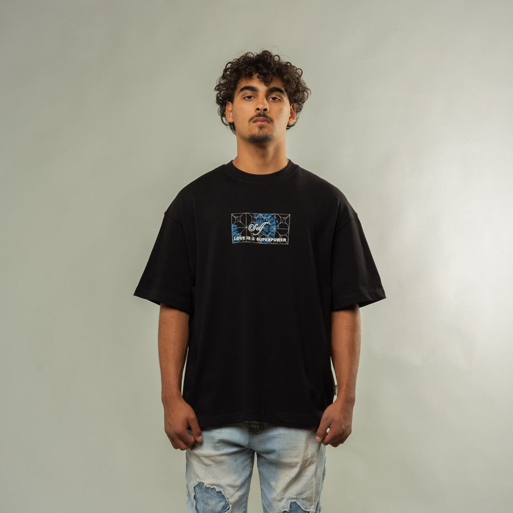 Blanc Kanvas 'Love is A Superpower' T-Shirt