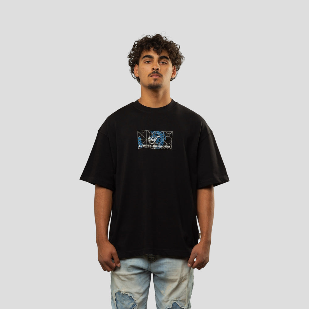 Blanc Kanvas 'Love is A Superpower' T-Shirt