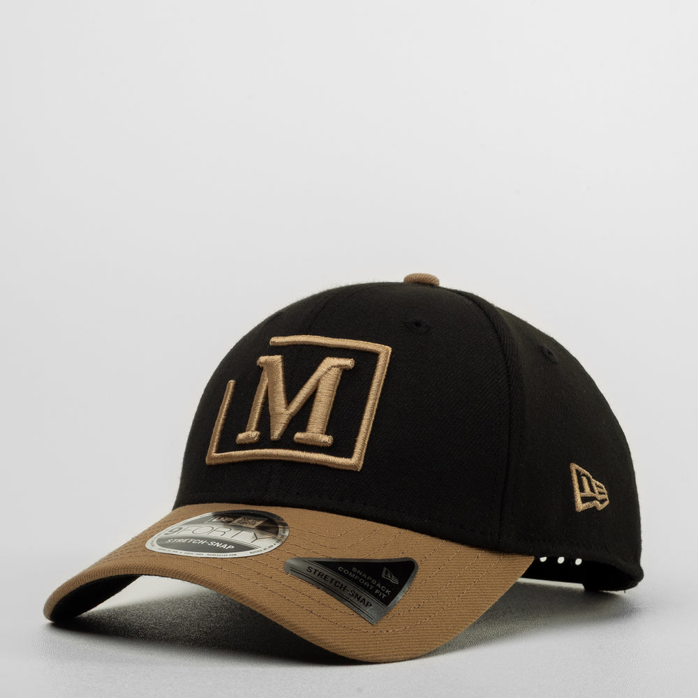 MDB Brand 9FORTY Embroidered "M" Stretch Snapback Baseball Cap