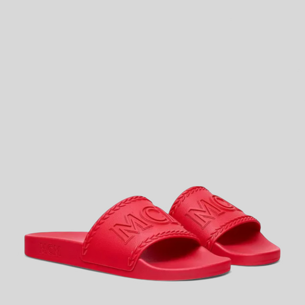 MCM Men's Big Logo Slides