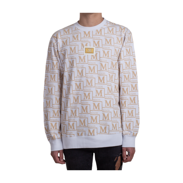 MDB Couture Men's Monogram Woven Hoodie Sweatshirt – Maison dé Bouchard