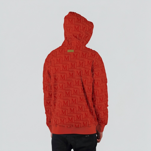 MDB Couture Men's French Terry Monogram Hoodie