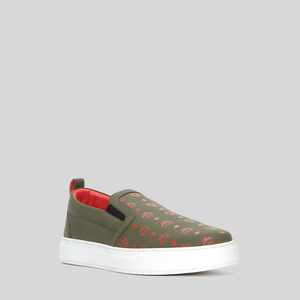 MCM Men's Visetos Slip-On Sneakers