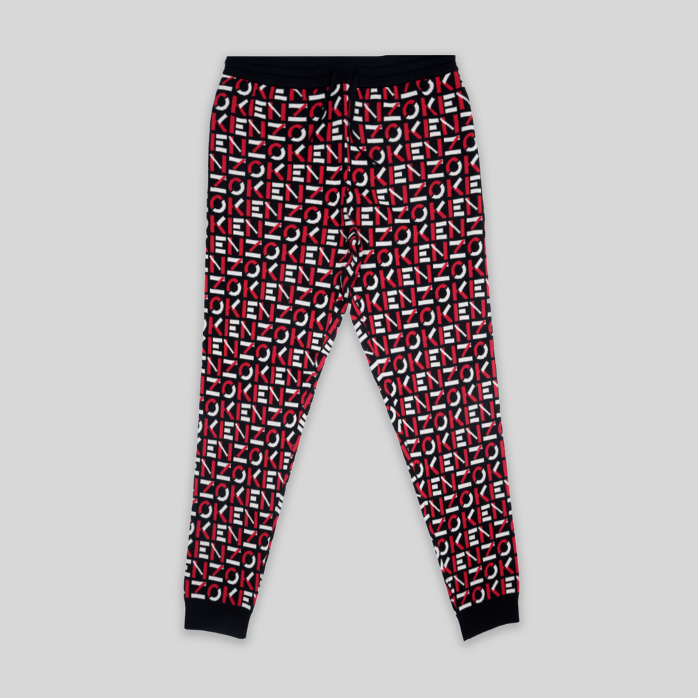 Kenzo Men's Sport Monogram Jacquard Knit Joggers