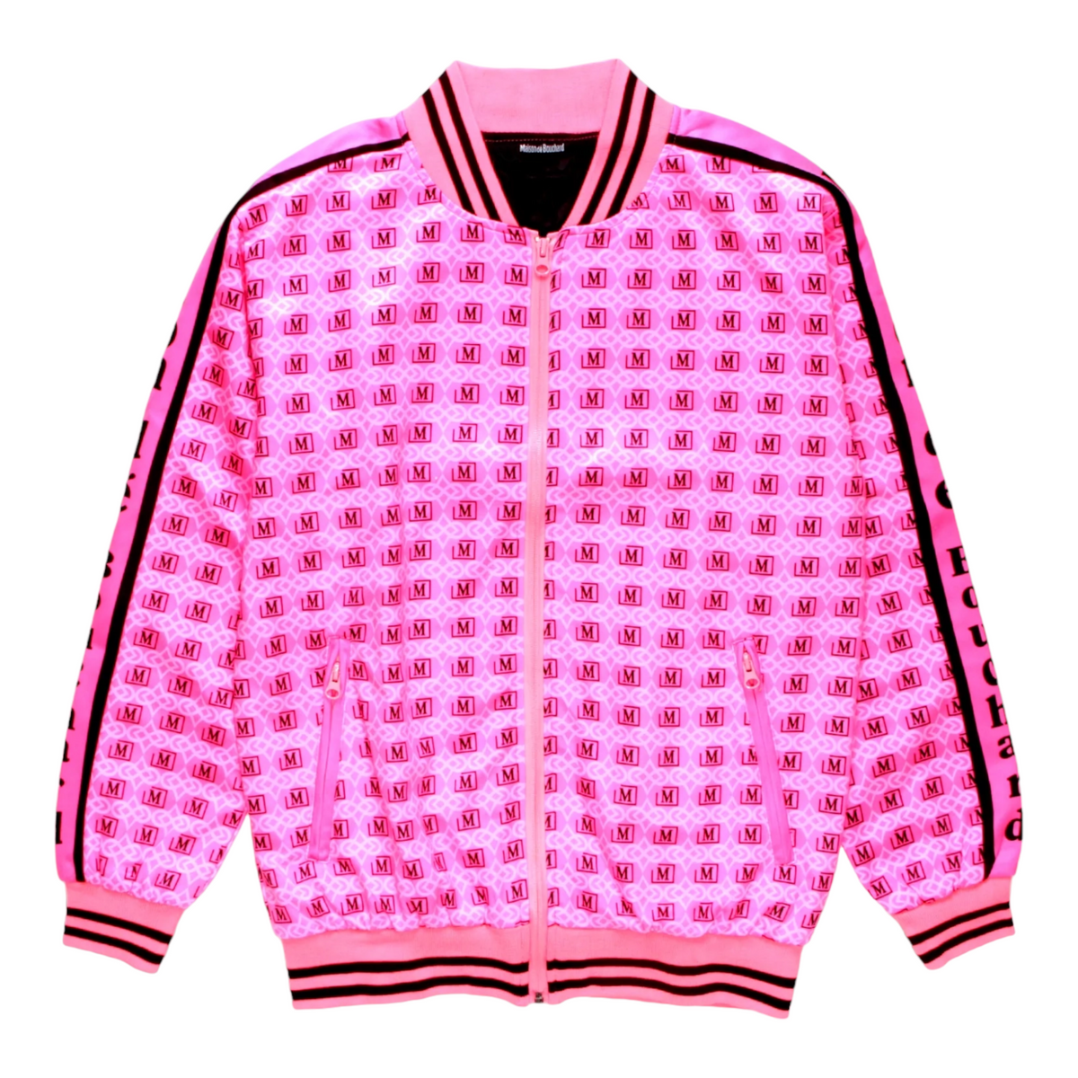 MDB Brand Men's All Over Monogram Logo Print Track Set - Neon Colors