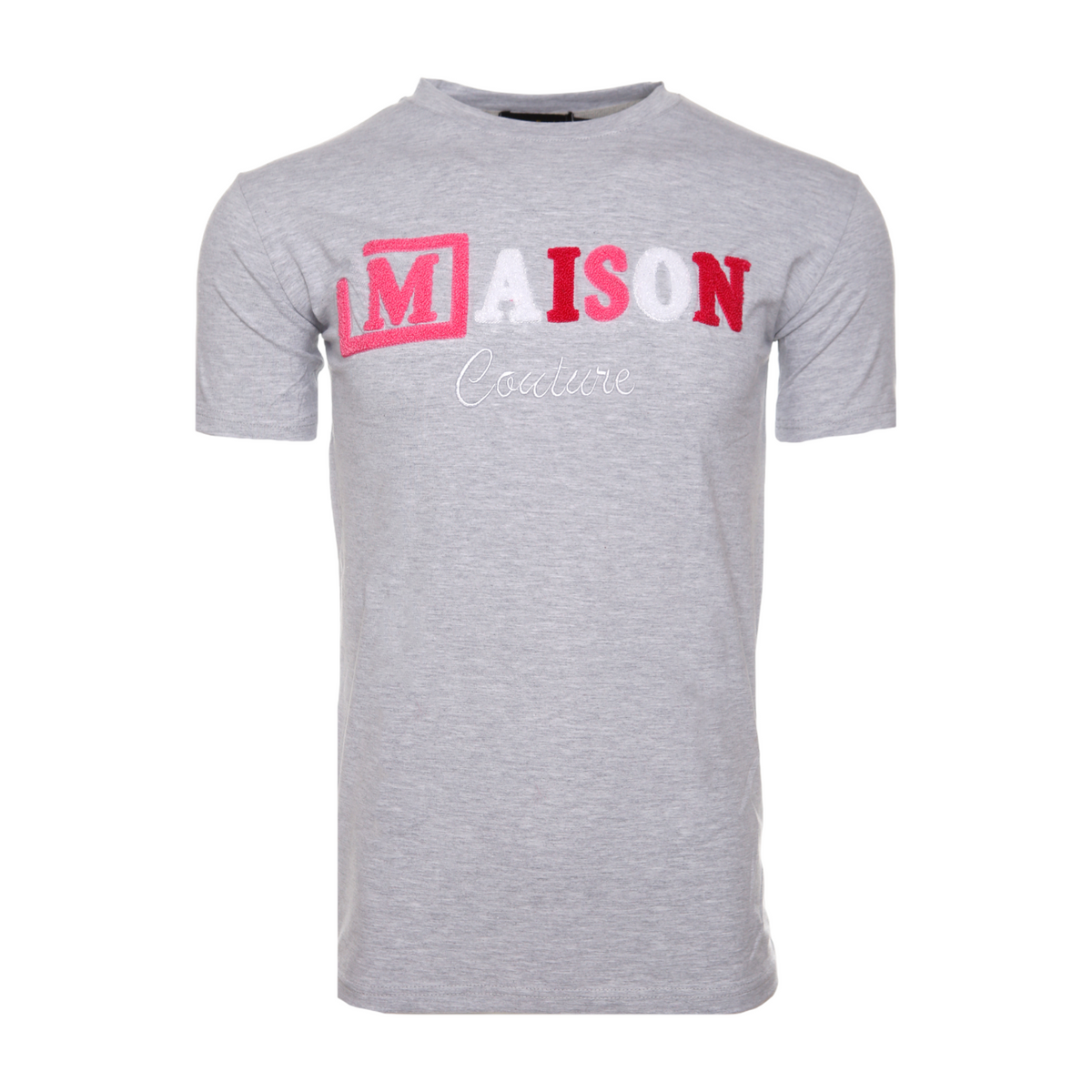 MDB Couture Men's Summer Chenille T-Shirt - Grey
