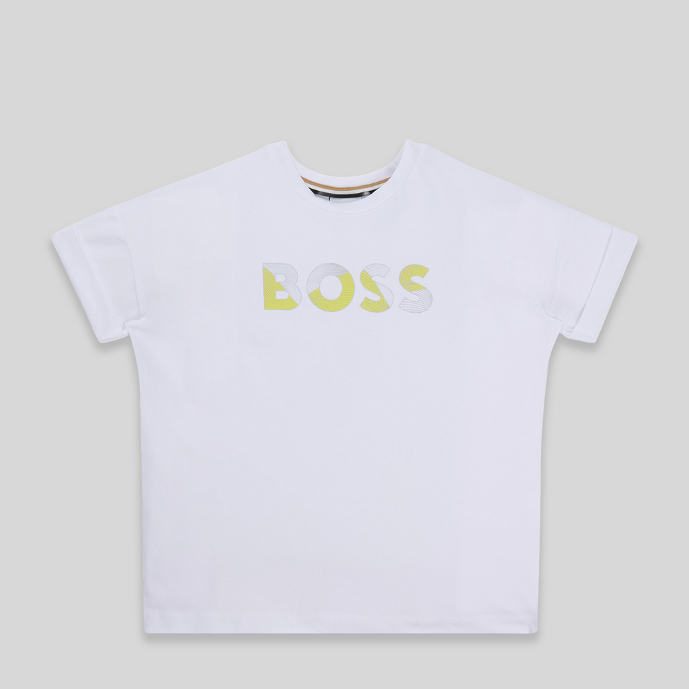 Hugo Boss Kids Girl's Lustrous Logo T-Shirt