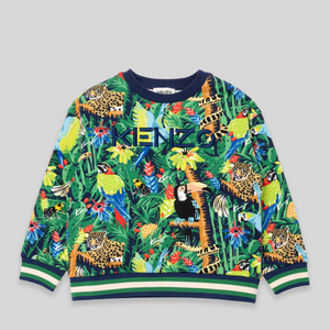 Kenzo Kids Tropical Print Sweatshirt
