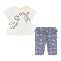 Kenzo Kids Infant Girl's T-Shirt and Pants Set
