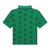 Kenzo Kids Cross Multi-Logo Polo Shirt