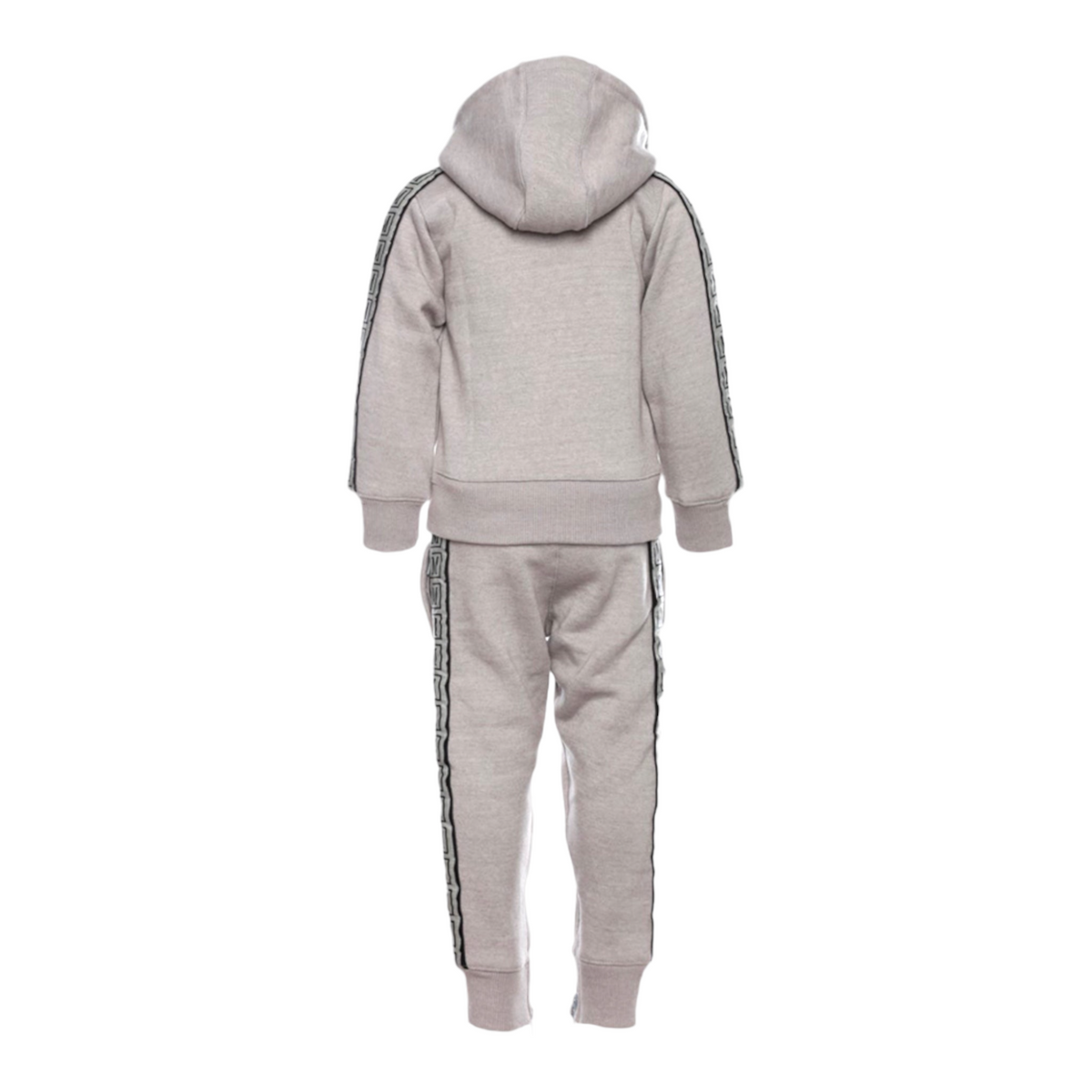 MDB Brand Kid's Classic Fleece Hooded Sweatsuit - Light Grey