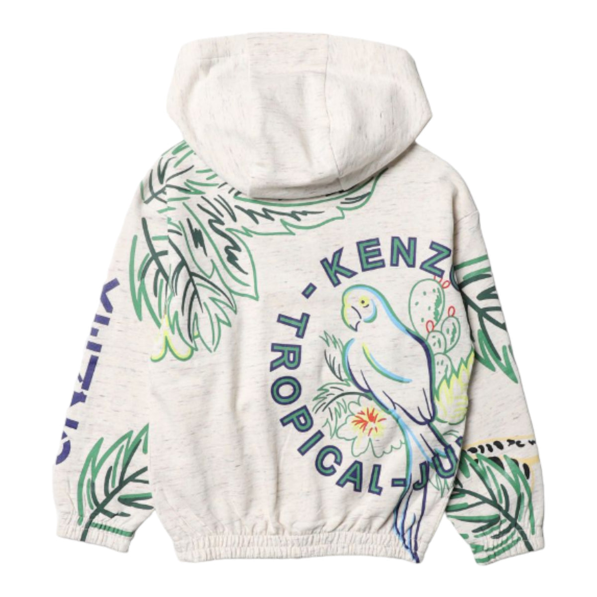 Kenzo Kids Jungle Embroidered Hoodie Sweatshirt