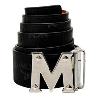 MCM Claus Studded M Reversible Belt 1.75" in Visetos