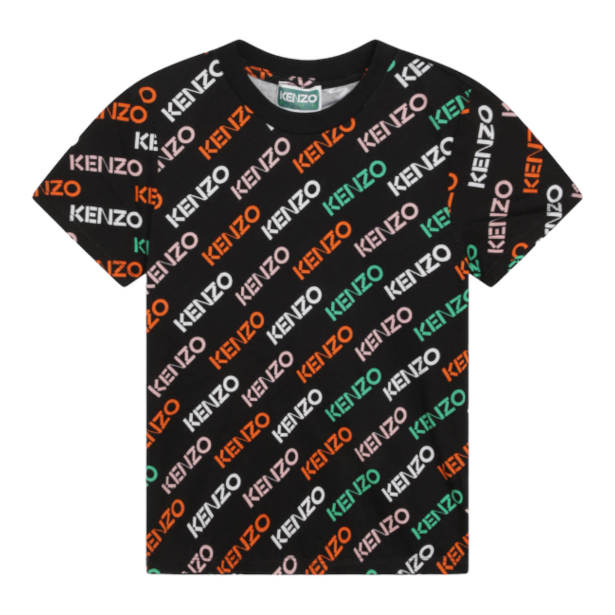 Kenzo Kids Multi-Logo Print T-Shirt