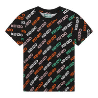 Kenzo Kids Multi-Logo Print T-Shirt