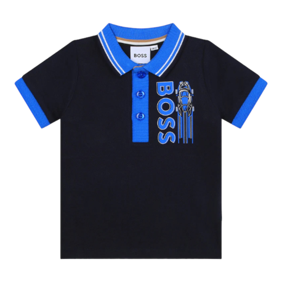 Hugo Boss Kids Toddler's Contrast Collar Polo Shirt