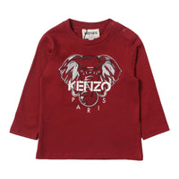 Kenzo Kids Elephant Logo Long Sleeve Shirt