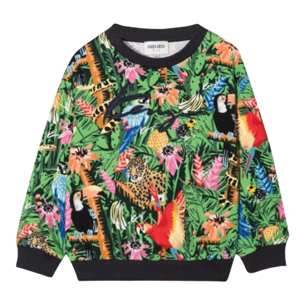 Kenzo Kids Tropical Print Sweatshirt