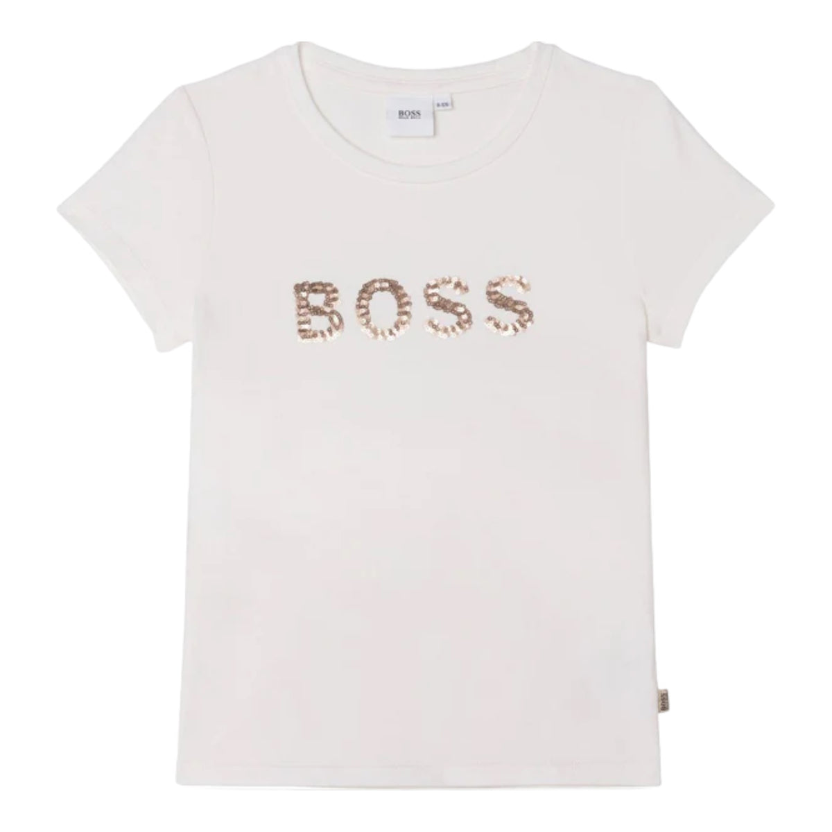 Hugo Boss Kid's Sequin Logo T-Shirt