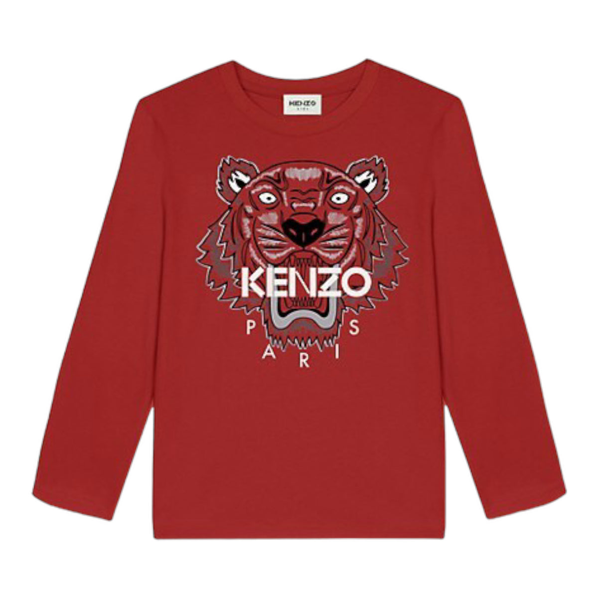 Kenzo Kids Tiger Logo Long Sleeve T-Shirt