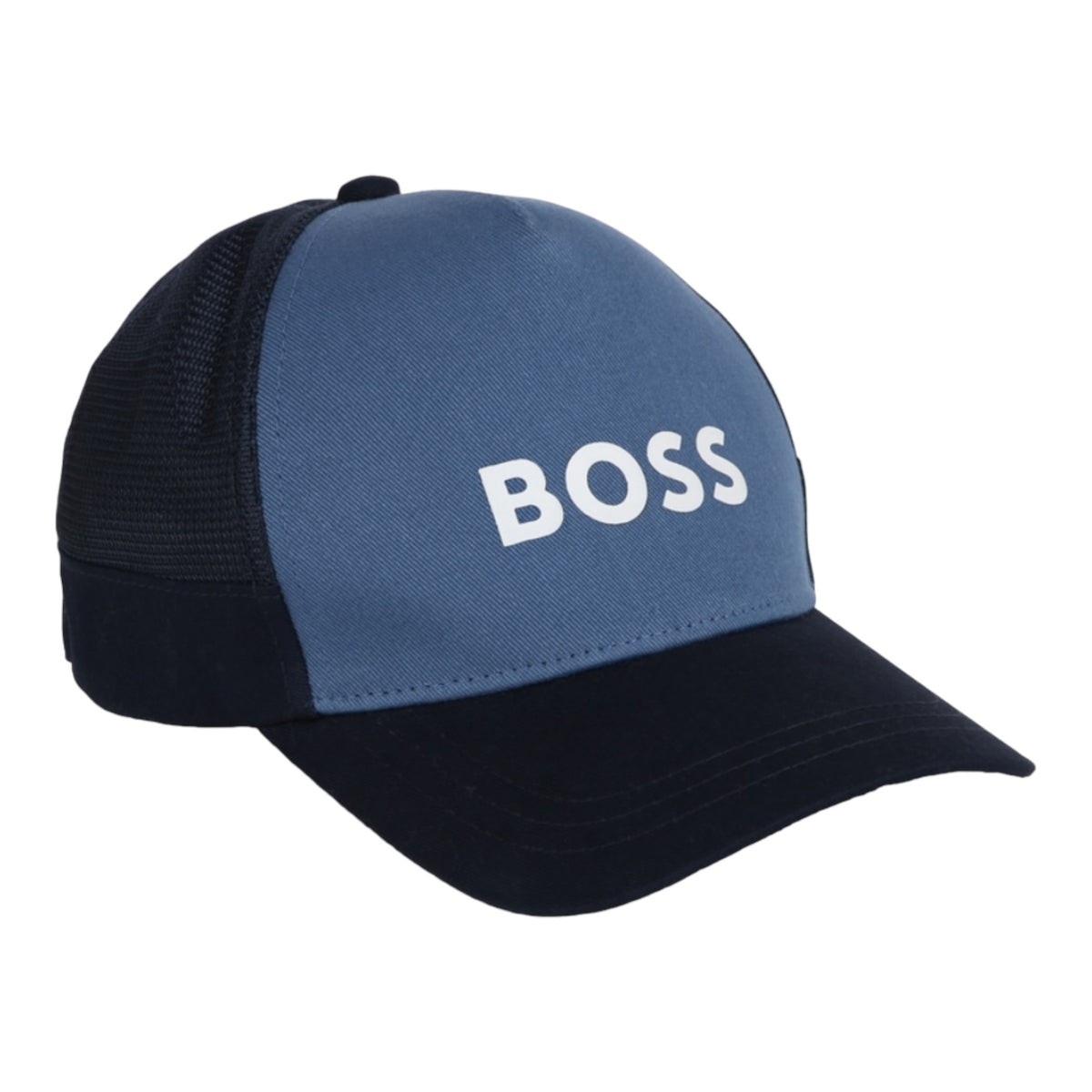 Hugo Boss Kids Cotton/Mesh Trucker Cap