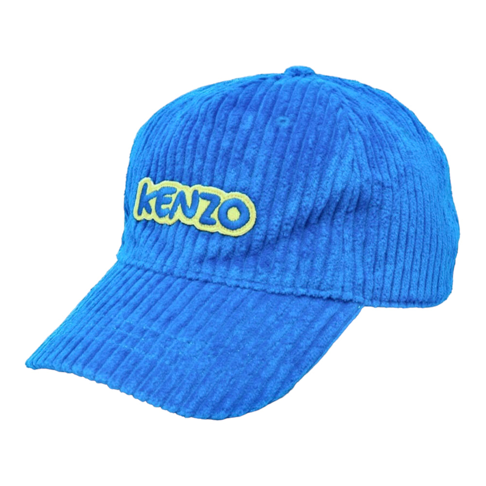 Kenzo Kids Corduroy Patch Logo Cap