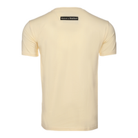 MDB Couture Men's Flocked M Logo T-Shirt - Cream