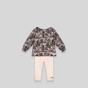 Kenzo Kids Toddler's All Over Elephant Print Shirt/Leggings Set