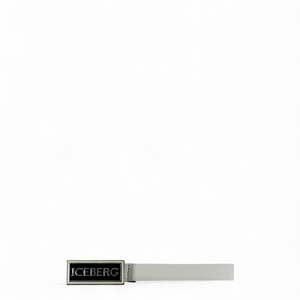 Iceberg Kids Leather Belt with Logo Buckle