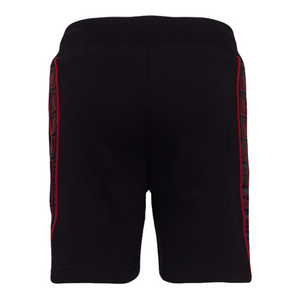 MDB Brand Kids Logo Tape Shorts - Black w/ Basic Color Logo