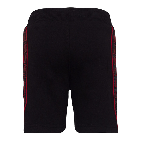 MDB Brand Kids Logo Tape Shorts - Black w/ Basic Color Logo