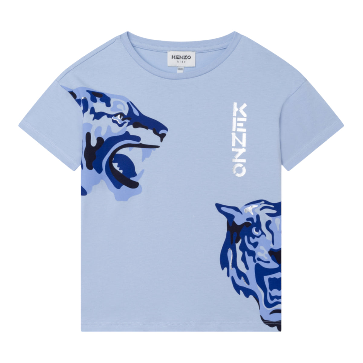 Kenzo Kids Double Tiger Logo T-Shirt