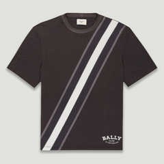 Bally Men's B-Monogram Slant Stripe T-Shirt