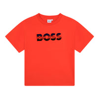 Hugo Boss Kids Raised Logo T-Shirt