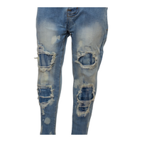 MDB Brand Kid's Distressed Skinny Jeans