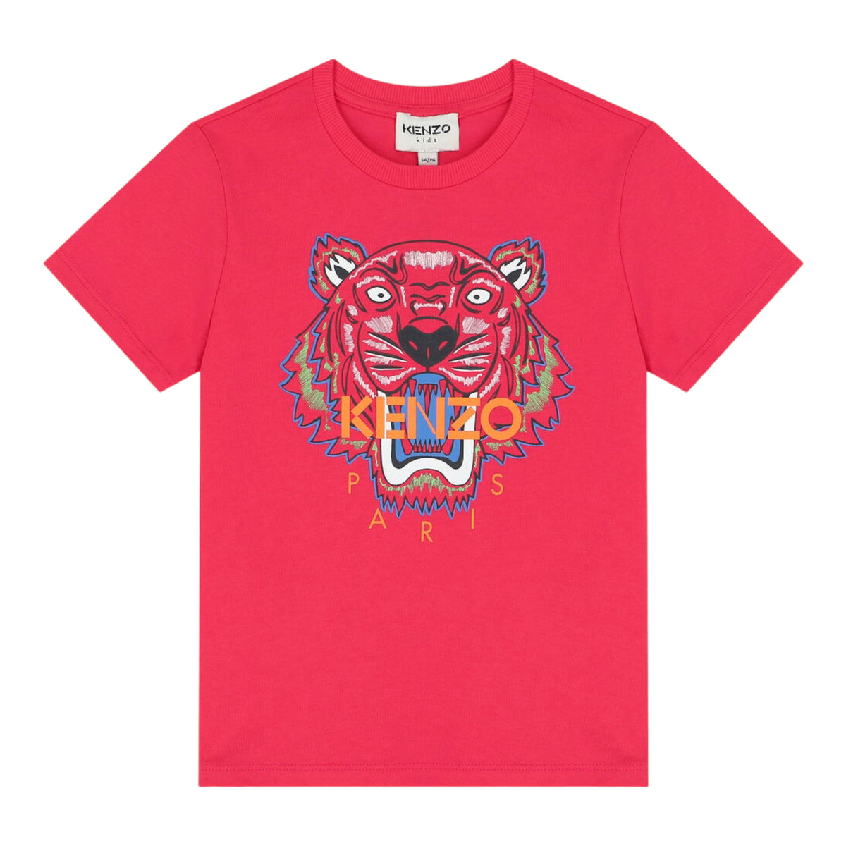 Kenzo Kids Color Tiger Logo T-Shirt