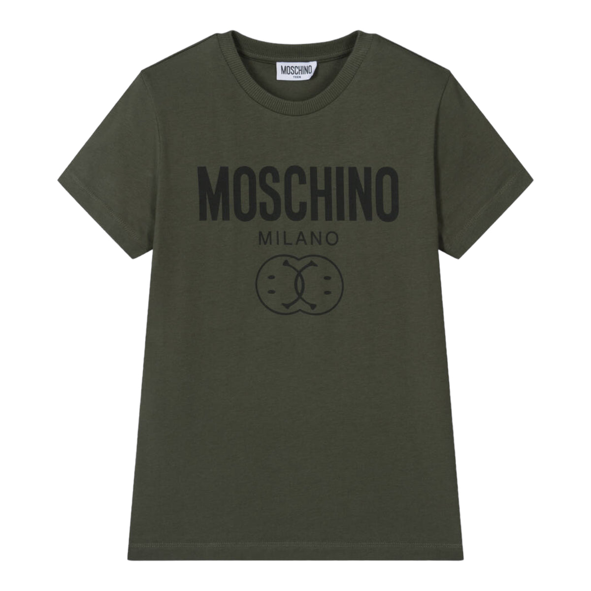 Moschino Kids Double Smiley Logo T-Shirt