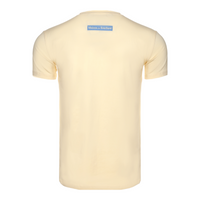 MDB Couture Men's Flocked M Logo T-Shirt - Cream