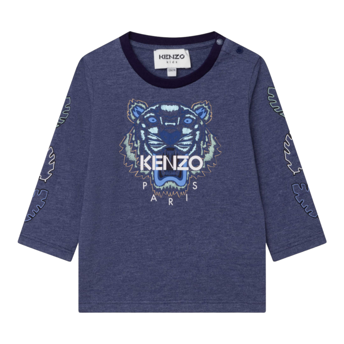 Kenzo Kids Toddler's Tiger Logo Long Sleeve T-Shirt