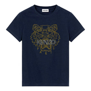 Kenzo Men's Classic Tiger Embroidered Logo T-Shirt