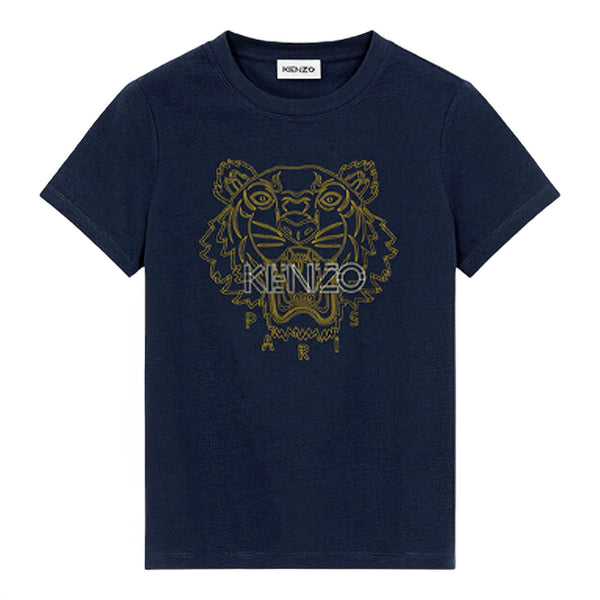 Kenzo Men's Classic Tiger Embroidered Logo T-Shirt
