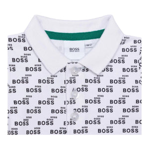 Hugo Boss Kids Toddler's All Over Print Logo Polo